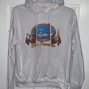 Brandy Melville John Galt San Francisco California Hoodie Sweatshirt